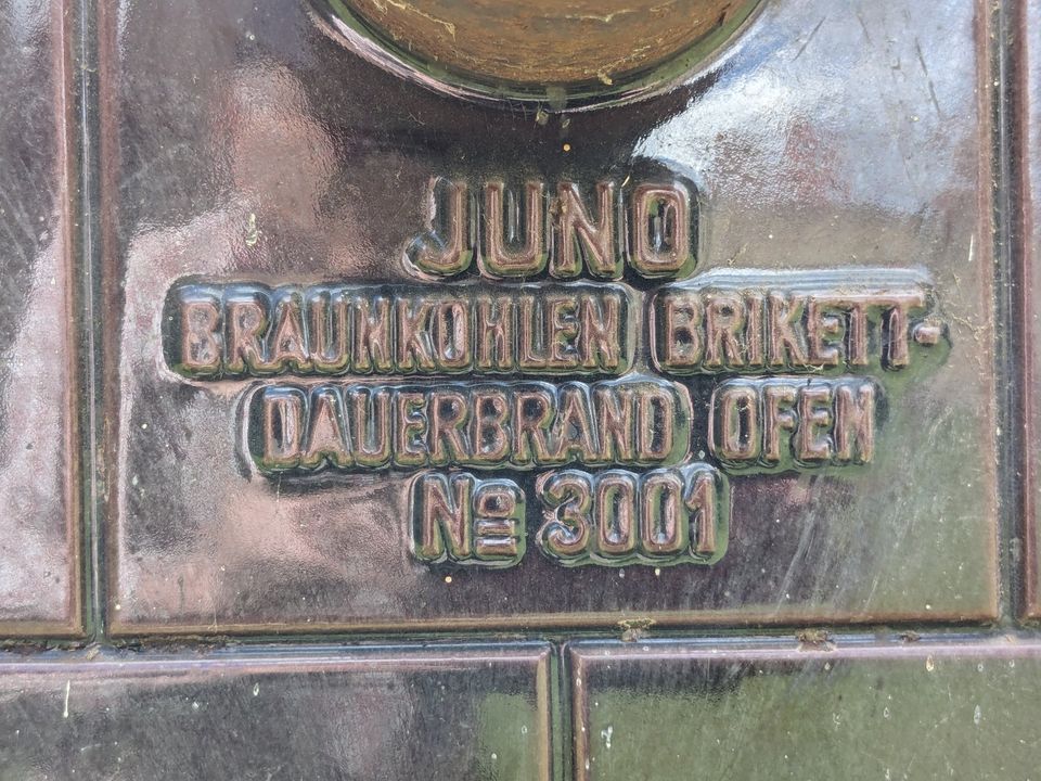 Alter Ofen Dauerbrandofen Juno Burger Eisenwerke, defekt in Morschheim