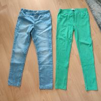 Jeggings gr.152 Jeans, mintfarbend Niedersachsen - Obernkirchen Vorschau