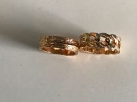 Ringe Modeschmuck, goldfarben, neu, 2 Stück Hamburg - Hamburg-Nord Vorschau