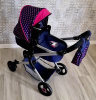 Kombi Puppenwagen Bayer Vario Einhorn blau/pink Rheinland-Pfalz - Nastätten Vorschau