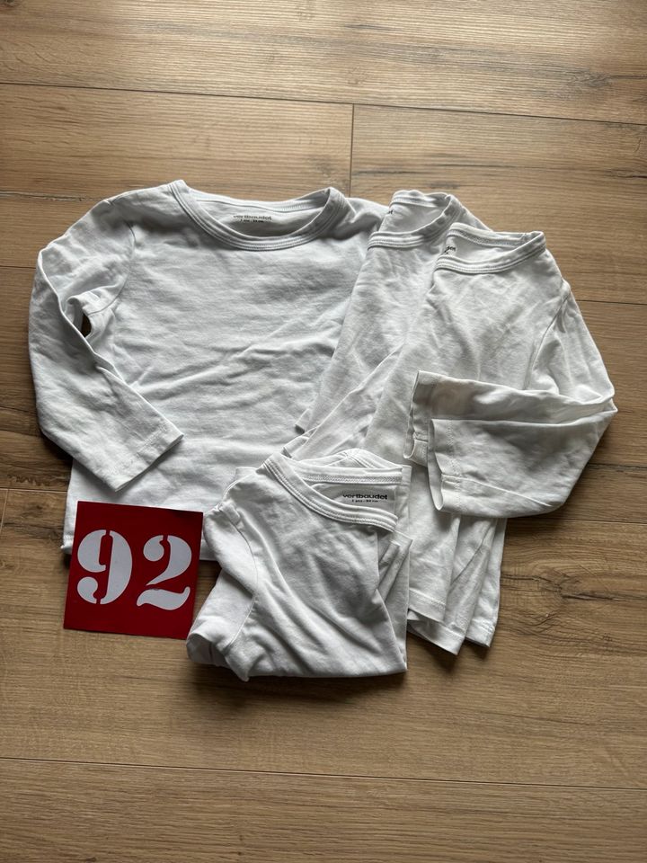 Langarmunterhemd Unterhemd Longsleeve Gr. 92 in Schöppenstedt