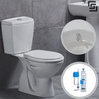 Stand-WC Set Taharet | Taharat | Spülkasten | Softclose WC Sitz | Toilette Boden mit Bidet und Deckel | Dusch WC | Hygiene Toilette | Boden | Senkrecht | NEU Nordrhein-Westfalen - Kierspe Vorschau