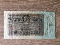 Reichsbanknote, Eine Milliarde Mark, 05.09.1923, C 00394180. Niedersachsen - Faßberg Vorschau