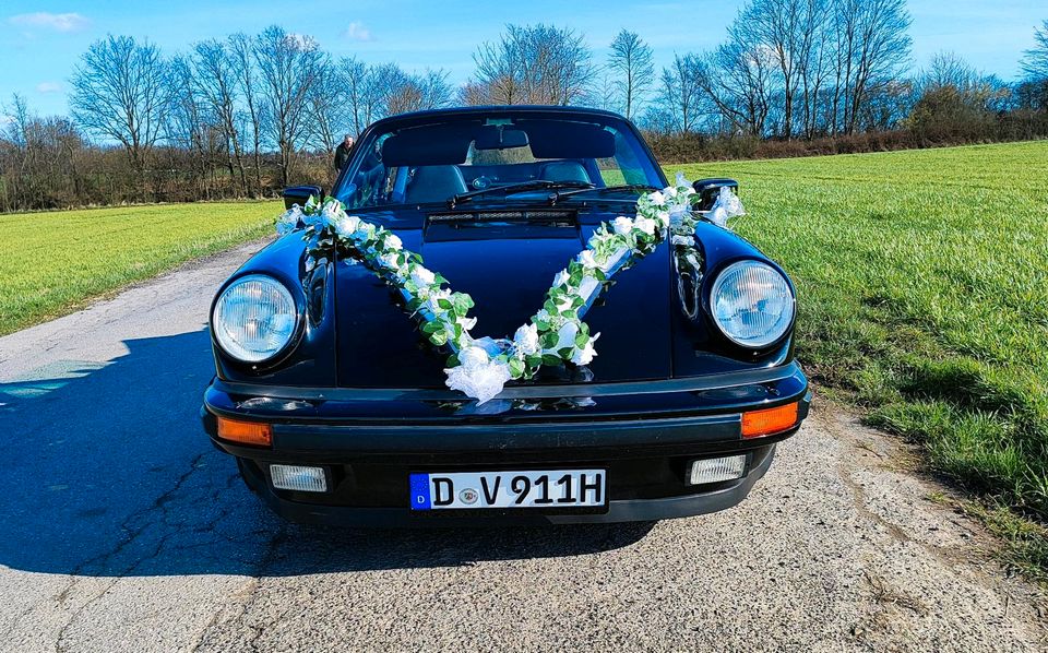 Porsche Oldtimer Hochzeitsauto in Düsseldorf