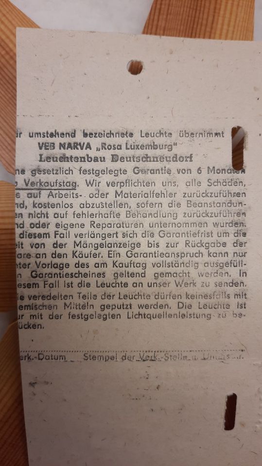 DDR WEIHNACHTS STERN OVP RAR OSTALGIE WEIHNACHTEN HOLZSTERN in Erlau