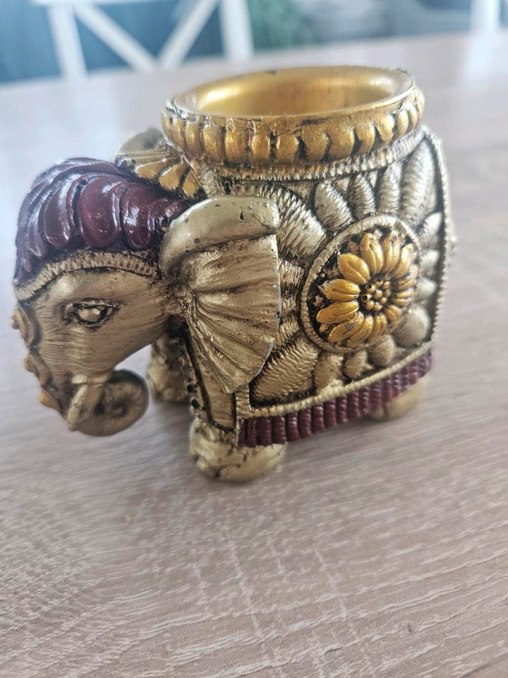 Elefant aus Indien Accessoires Dekoration kerzenhalter in Berlin