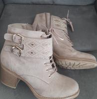 Stiefeletten beige Baden-Württemberg - Lauterach Vorschau