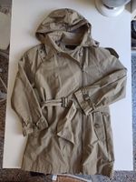 NEU! ZARA Mantel khaki Trenchcoat Jacke mit Kapuze L 38 40 Berlin - Charlottenburg Vorschau