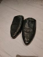Sabot schwarz Leder Hessen - Linsengericht Vorschau