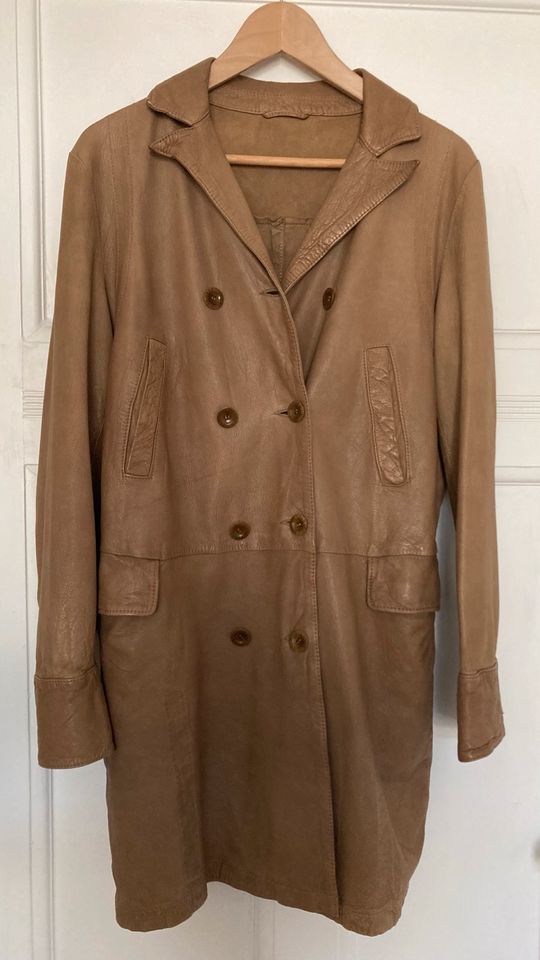 Closed Ledermantel Trenchcoat Leder Lammleder Gr. L in Wiesbaden