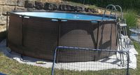 Garten Pool mit komplettem Zubehör, Reinigungsmittel und Pumpe Baden-Württemberg - Neckarbischofsheim Vorschau