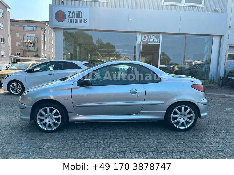 Peugeot 206 Cabriolet CC Quiksilver 1,6L in Wiesloch