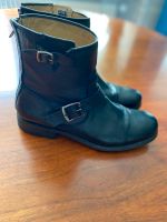 Frye Biker Boots schwarzes Leder Damen Grösse 41 Wandsbek - Hamburg Rahlstedt Vorschau