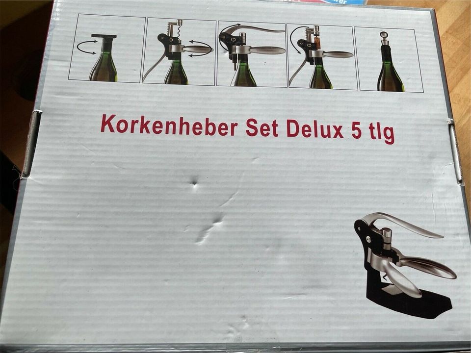 King Korkenheber deluxe Set 5-teilig *NEU* in Mainburg