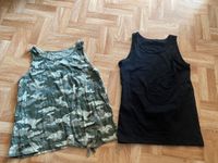 2 Tops in Schwarz Stretch und in Camouflage Gr.146/152 Bayern - Ingolstadt Vorschau