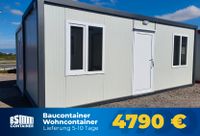 ACTIONPREIS Bürocontainer, Baucontainer, Wohncontainer – 600 cm x 240 cm x 240H cm – Lieferzeit 5 – 10 Tage Baden-Württemberg - Heilbronn Vorschau