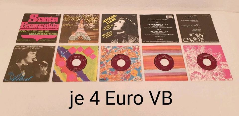 7" Schallplatten ABBA, BONEY M., SMOKIE, HEINTJE, NINA HAGEN usw. in Dresden