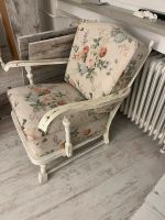 Sofa mit Sessel , Blumenmuster, Holz, Vintage Kreis Pinneberg - Uetersen Vorschau
