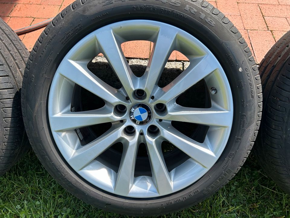 Sommerreifen Radsatz 18 Zoll BMW Styling 328 – BMW 5er Felgen in Norderstedt