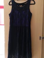 Lila Kleid mit schwarzer Spitze Thüringen - Eisenach Vorschau