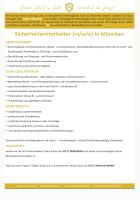 Sicherheitsmitarbeiter Gesucht! München - Schwabing-West Vorschau