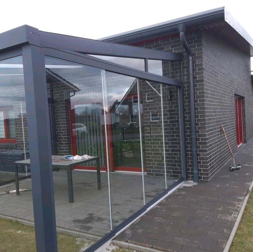 Glasschiebewand , Terrassenüberdachung, carport in Westoverledingen