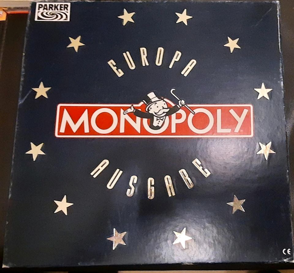 Monopoly Spiel Europa Ausgabe  ! in Gundersheim