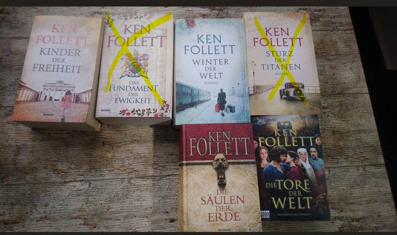 Ken Follet diverse Bücher in Berlin