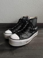 Converse Chucks Platform Gr. 40 Plateau schwarz weiß Leder Nordrhein-Westfalen - Hamm Vorschau
