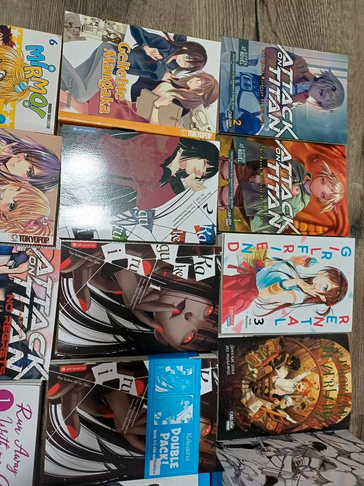 Manga Anime Sammlung (Attack on titan, gl, kakeguri und mehr in Twistringen