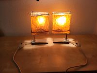 Paar Messing mit Emaille Nachttischlampen 60er70er Wachspapier? Baden-Württemberg - Großbottwar Vorschau