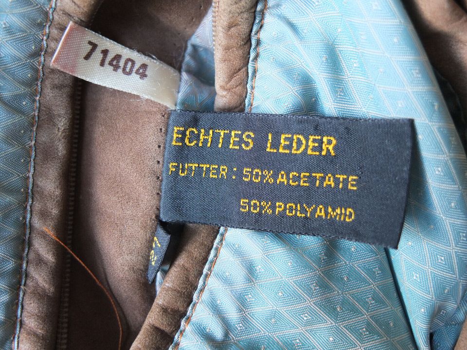 Braune Beatex Herren Lederjacke Gr. 27 - sehr guter Zustand in Landau in der Pfalz