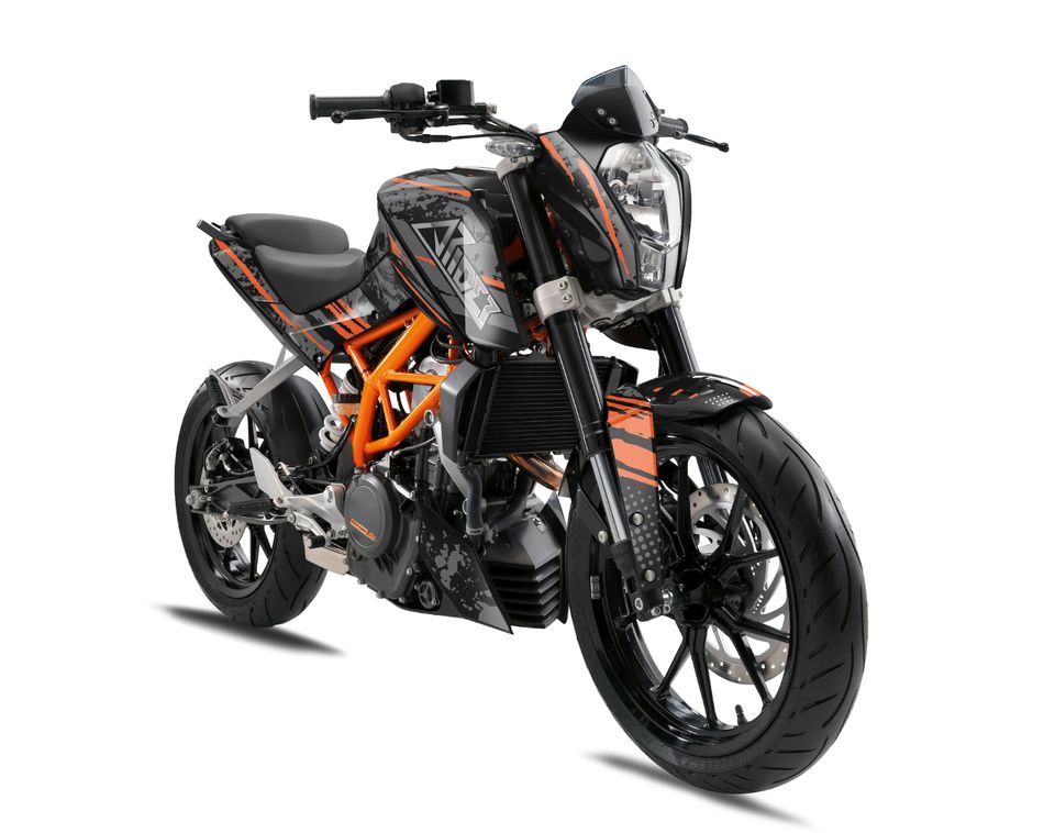 Dekor passend für KTM Duke 125 / 390 - arider.de in Rimpar