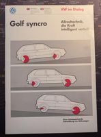 Golf syncro VW im Dialog Allradtechnik Nordrhein-Westfalen - Gummersbach Vorschau