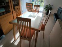 Holz Glas Esstisch mit Stuhl Bayern - Maisach Vorschau