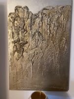 Abstrakte -Bild, Gold/Silber, 72 x 48 x 4 cm, neuwertig Rheinland-Pfalz - Igel Vorschau