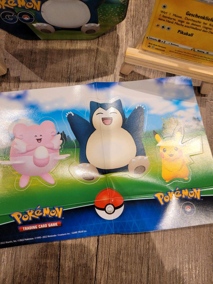 Pokemon Karten Relaxo Tin Box Pokémon Go in Küssaberg