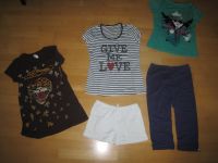 5 tlg. Set – 3 T-Shirts, 1 x Shorts,  1 x Leggings Größe M Bayern - Schwarzenbach a d Saale Vorschau