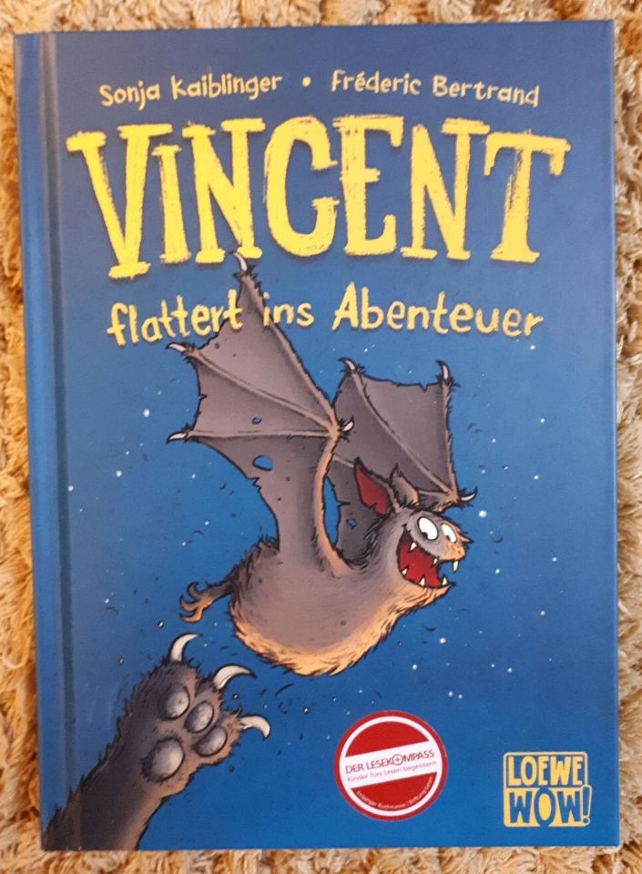 Buch "Vincent flattert ins Abenteuer"; NEU in Rheinmünster