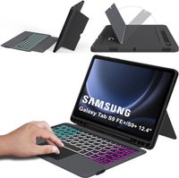 Galaxy Tab S9 FE+/S9+ Plus 12.4 Zoll Hülle mit Tastatur Wandsbek - Hamburg Tonndorf Vorschau