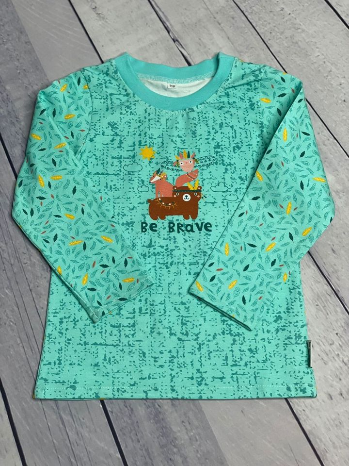 Kinder Langarmshirt Gr. 110 NEU Handmade in Erkrath