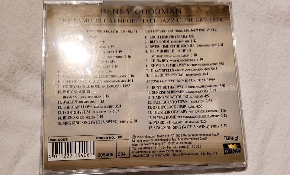 Jazz Musik-CDs (div: Louis Armstrong, Miles Davis, Getz, Goodman) in Lambrecht (Pfalz)