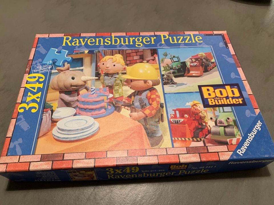 Drei Puzzle Bob der Baumeister- 3x 49 Teile in München