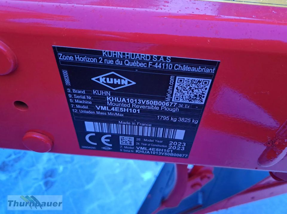 Kuhn VariMaster L 5H Pflug in Cham