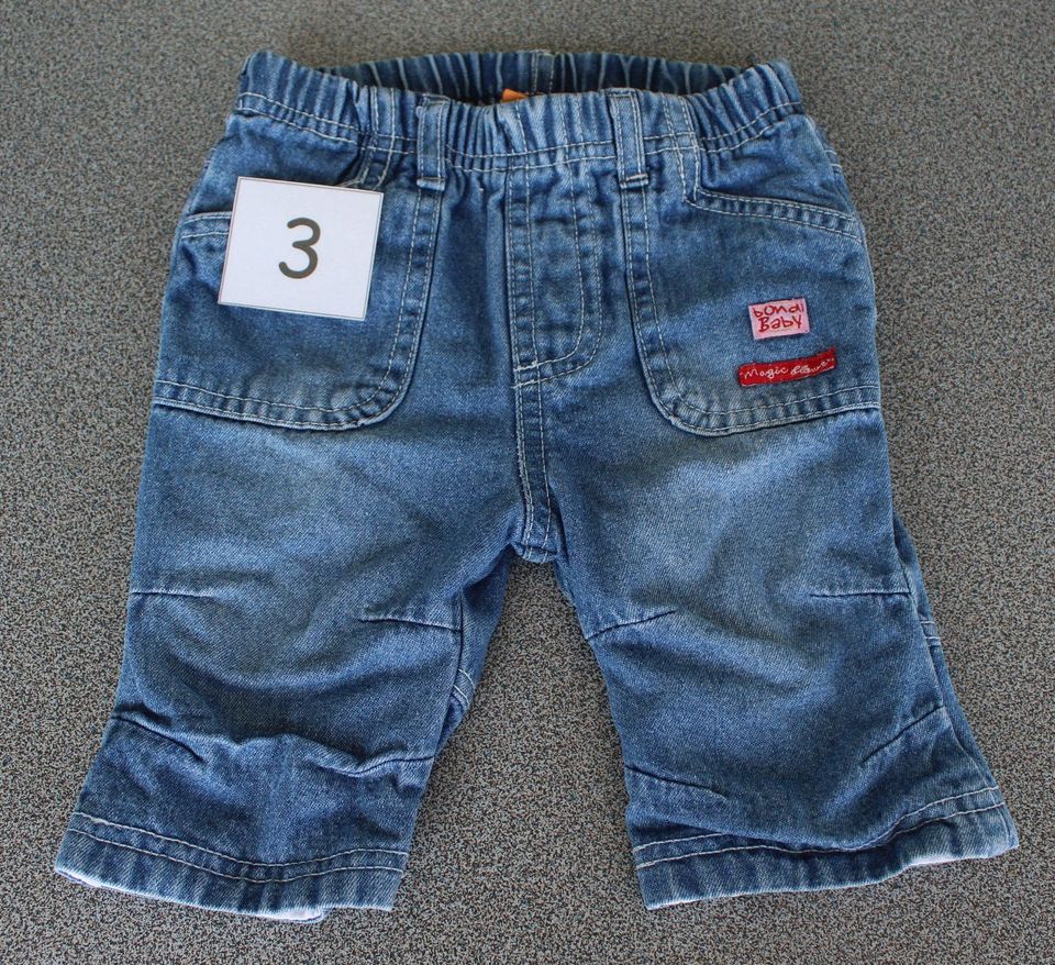 Babyhosen / Jogginghosen/bequeme Hosen / Jeans lang / kurz Gr.62 in Ettlingen