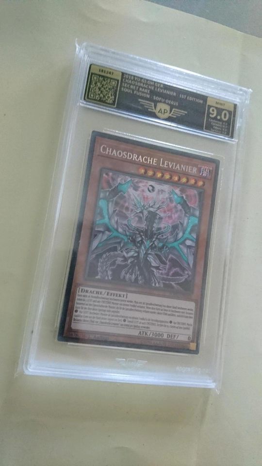 Yugioh Chaosdrache Levianier Secret Rare graded in Weyerbusch