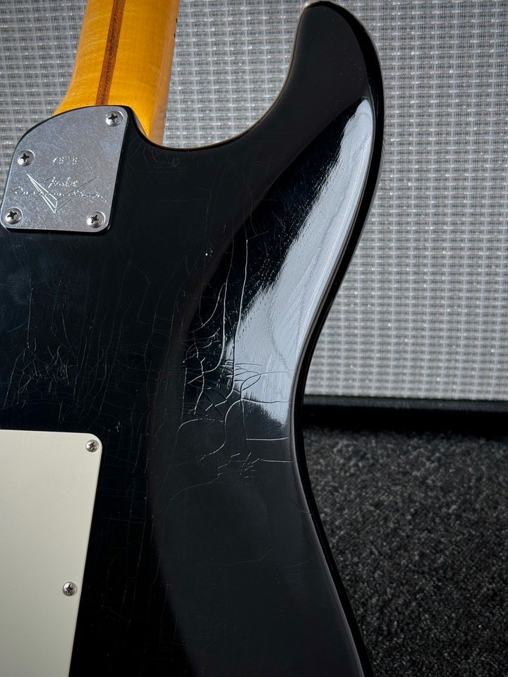 2012 Fender Strat Pro CC Black Relic Abby Red Hots PU - 3.2kg!! in Kiefersfelden