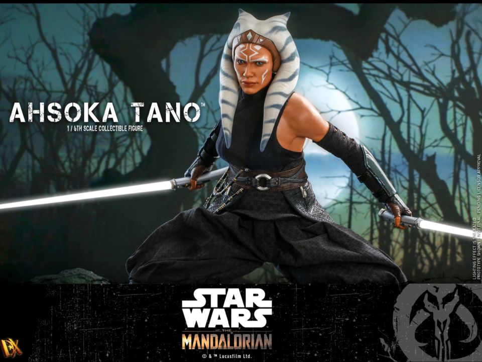 Hot Toys DX20 Star Wars The Mandalorian 1/6 Scale Ahsoka Tano Neu in Loddin