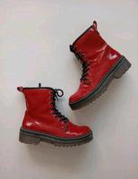 Mustang Boots / Schnürstiefeletten rot, Gr. 39 Hannover - Kirchrode-Bemerode-Wülferode Vorschau