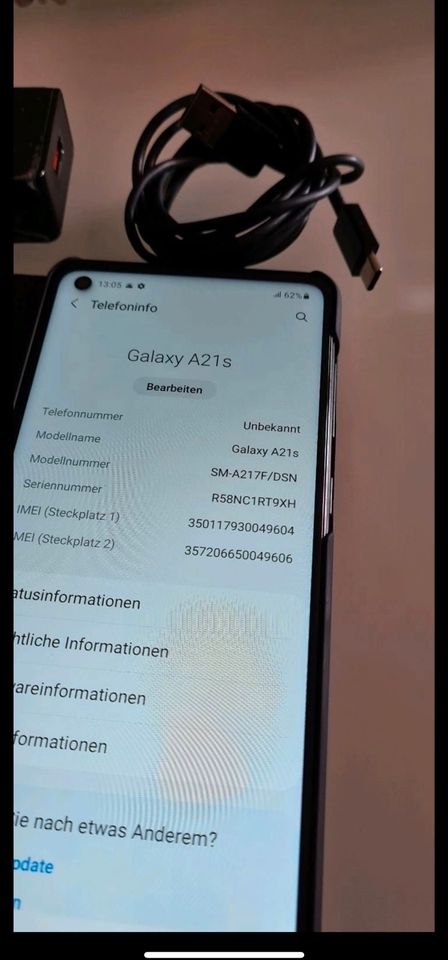 Samsung Galaxy  Modell A21S in Ismaning